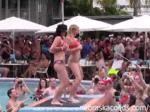 Wild pool party at fantasy fest 2014 key west