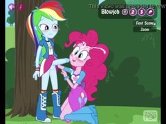 Mlp: rainbow dash and pinkie pie's futanari sex session