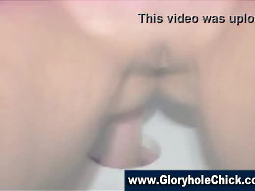 Gloryhole hairy creampie porn