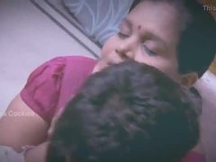 Chubby indian / desi lady with younger man