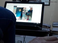 Saitridvan is having video chat with brunette girl