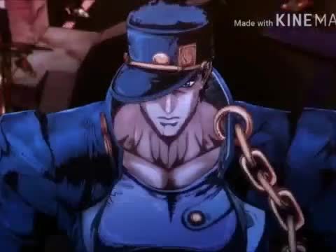 Cum on tits, but it appears when female characters are shown in jojo openings.
