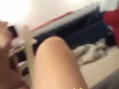 Wild teen fucking while on the phone - part 1